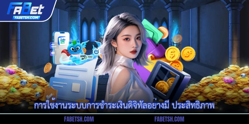 การใช้งานระบบการชำระเงินดิจิทัลอย่างมี ประสิทธิภาพ