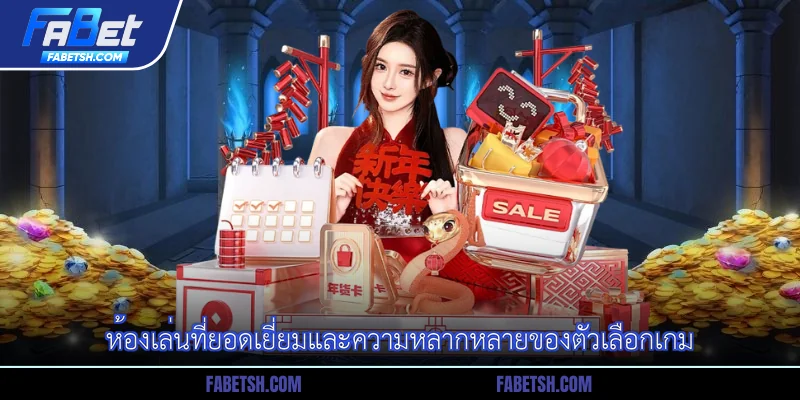 ห้องเล่นที่ยอดเยี่ยมและความหลากหลายของตัวเลือกเกม